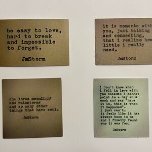 JM Storm Vinyl Sticker Bundle - 4 Vinyl Stickers Total